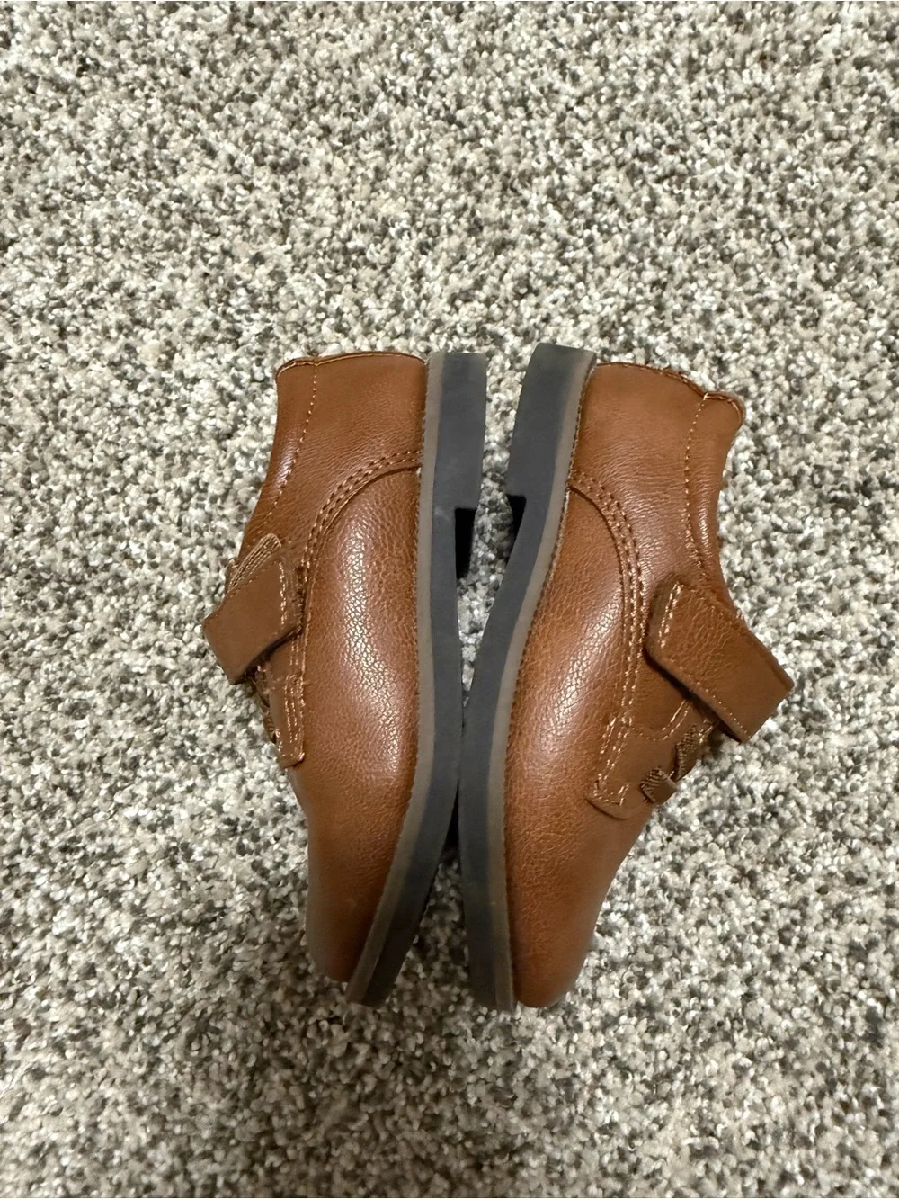 CAT & JACK Brown Boys' Dress Shoes 6